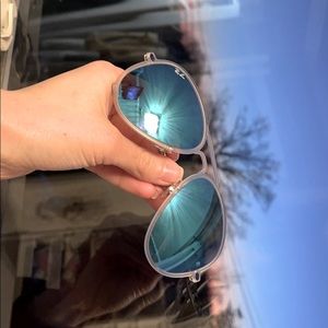 Ray ban mirrored sunglasses